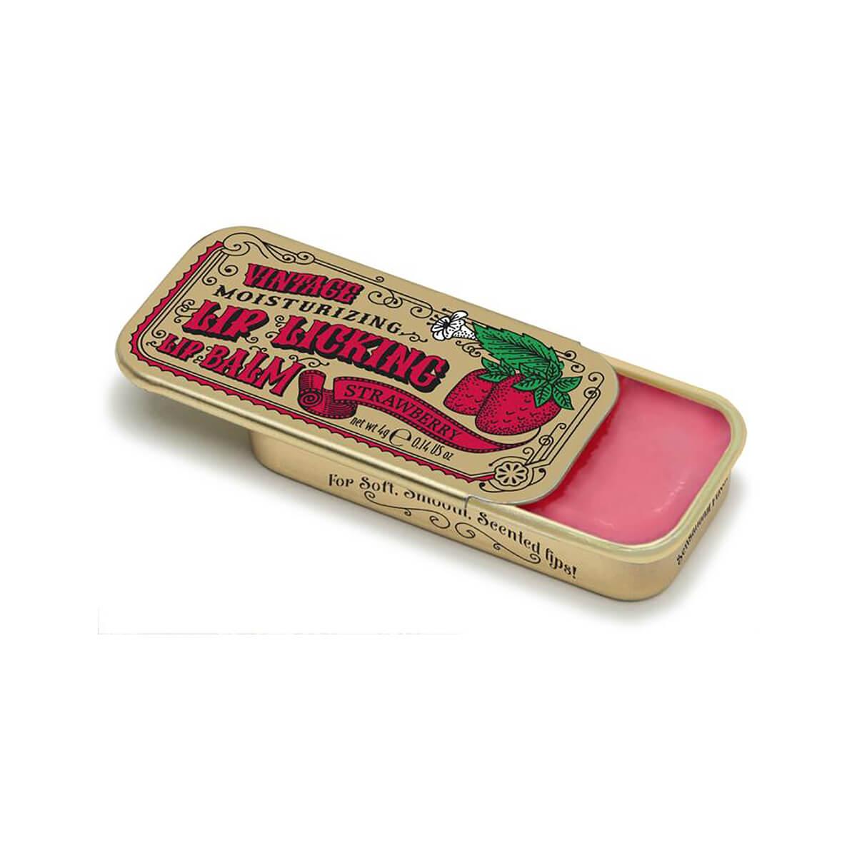 Vintage Slider Tin Lip Licking Lip Balm