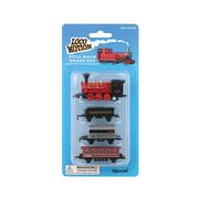 Pullback Train Set Toy: RED_ENGINE