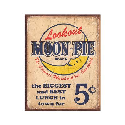 Best Lunch Moon Pie Metal Sign
