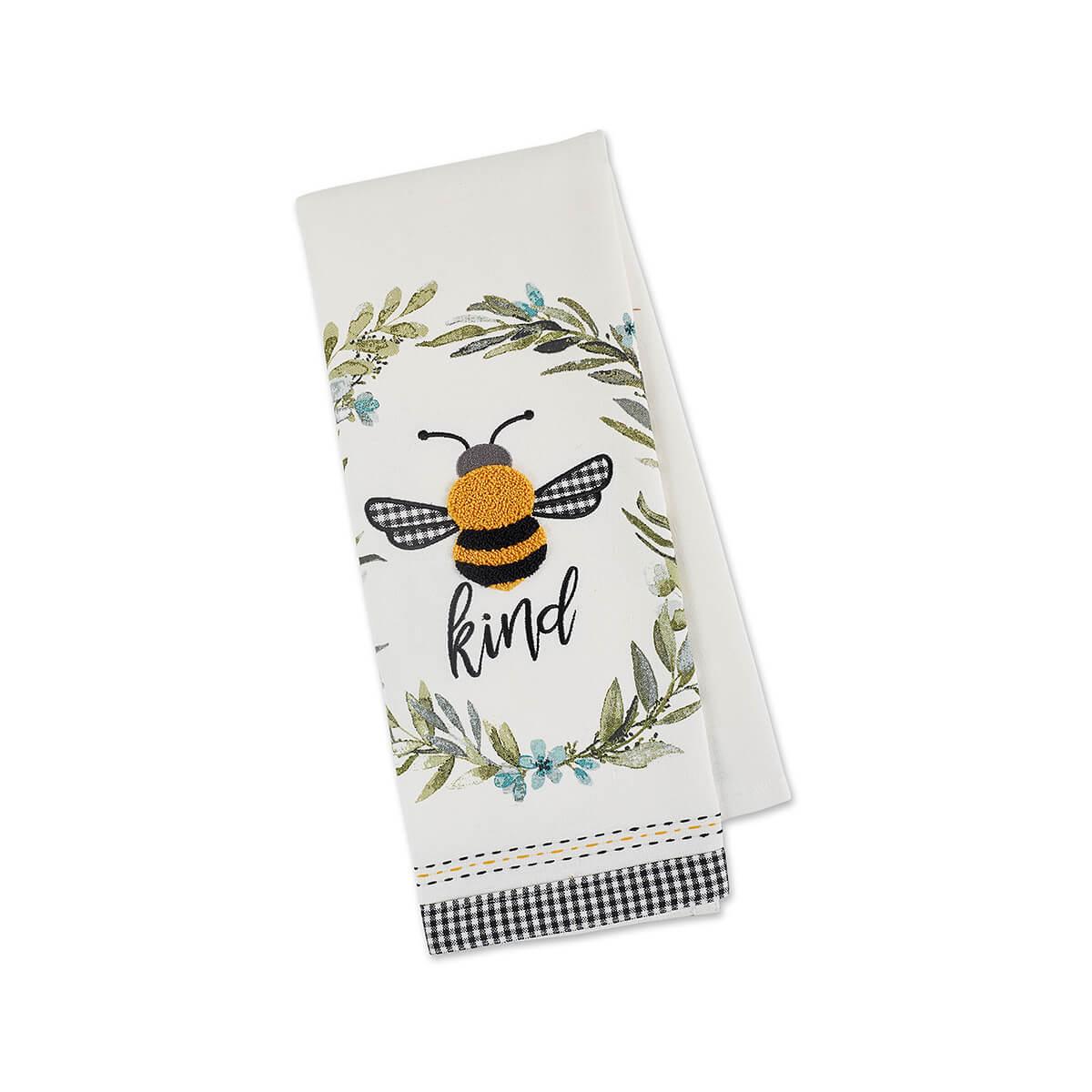  Bee Kind Embellished Dishtowel