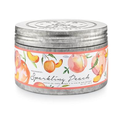 Tried & True Sparkling Peach Scented Soy Candle - 14.1 Ounce