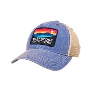 Kids' Mast Store Outfitters Sunset Trucker Hat: BLUE_TRUCKER