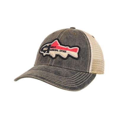 Fish NC Flag Trucker Hat - NAVY_TRUCKER
