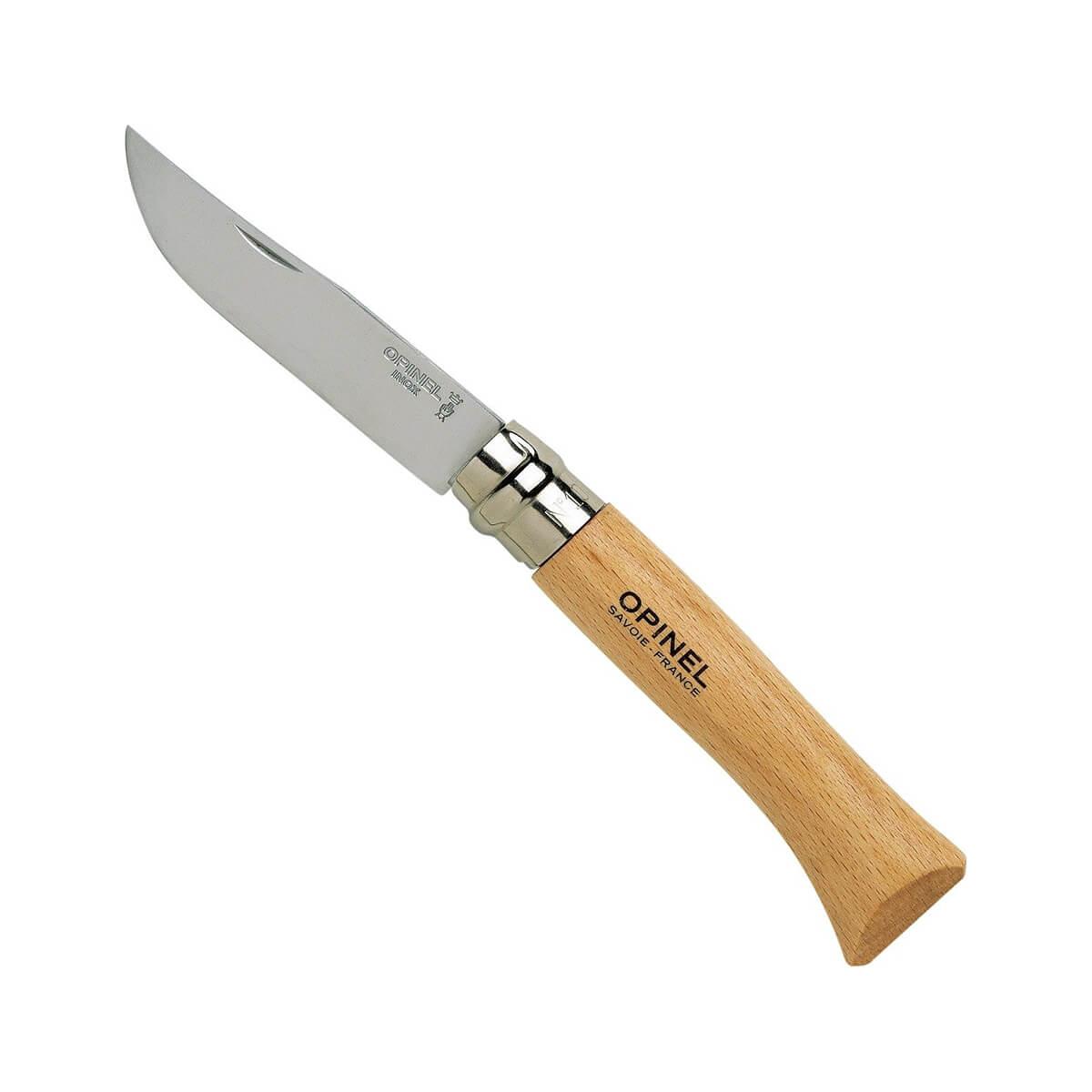  No.10 Beechwood Stainless Steel Folding Knife