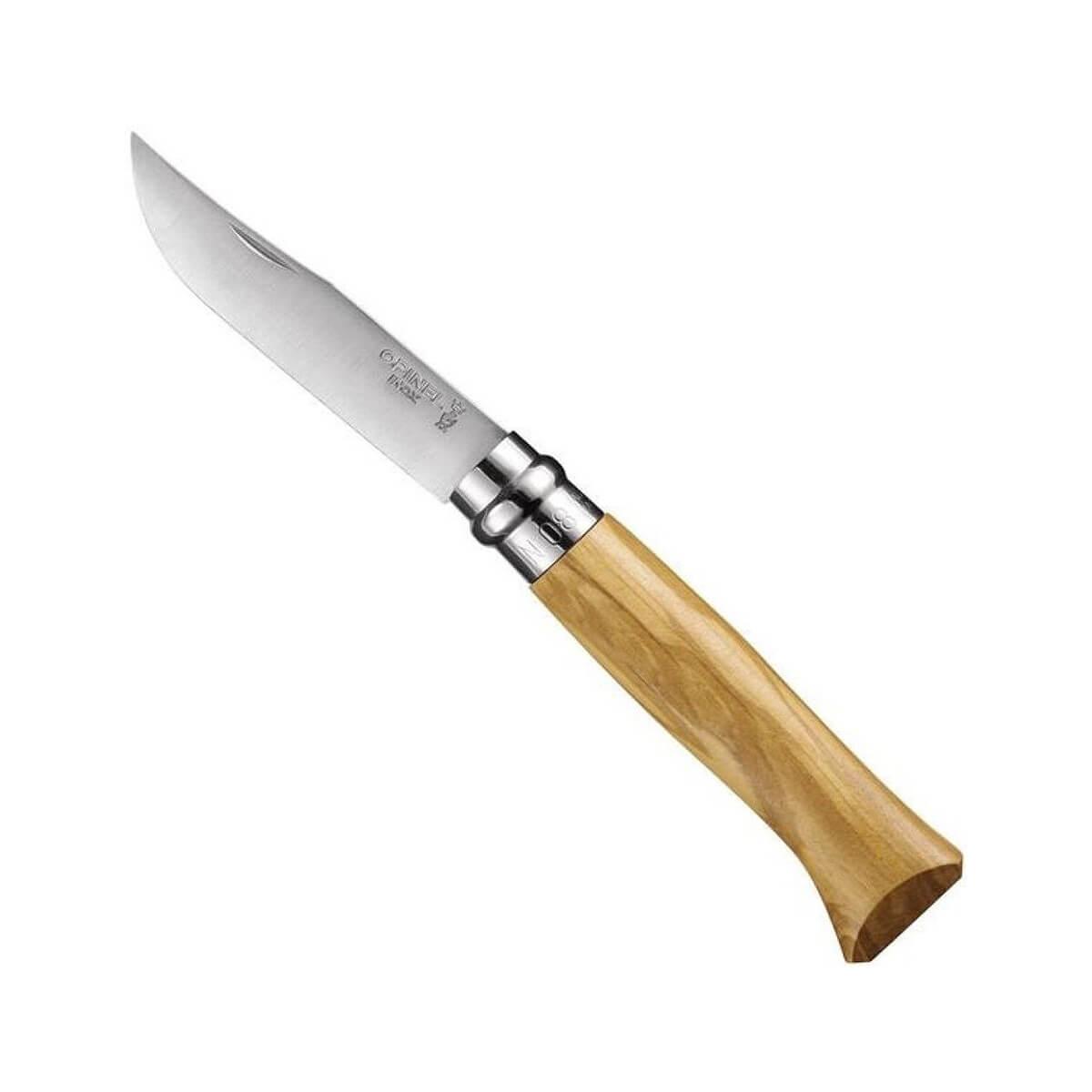  No.08 Olivewood Stainless Steel Pocket Knife