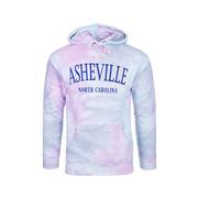 Asheville Mast General Store Tie Dye Hoodie: CLOUD_BLUE