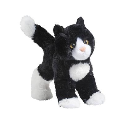 Snippy Black & White Cat Plush 