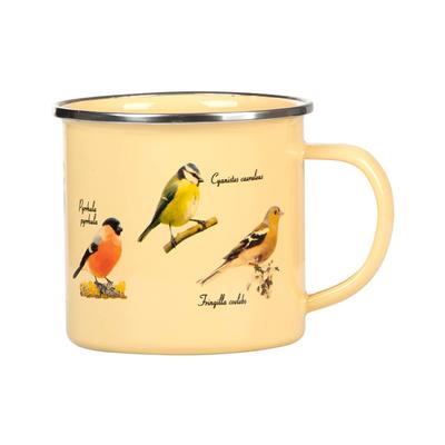 Birds Enamel Mug