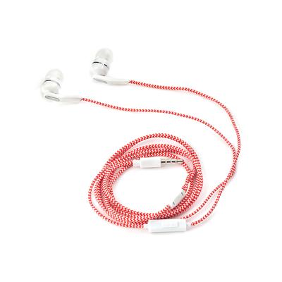 Red Braided Earbuds