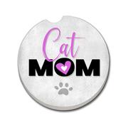 Cat Mom Car Coaster  