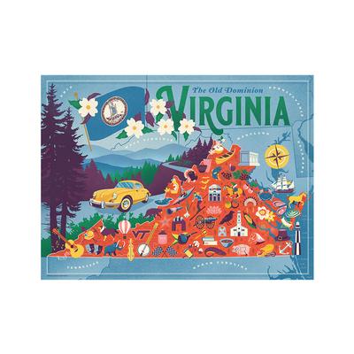 Virginia The Old Dominion Puzzle 
