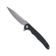 Briar D2 Flipper Knife : BLK_G10