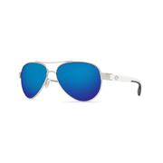 Loreto 580P Sunglasses - Polarized Plastic: PALLADIUM_WHITE4BLUE