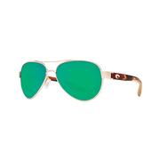 Loreto 580P Sunglasses - Polarized Plastic: ROSE_GOLD_TORT4GREEN