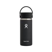 Insulated Wide Mouth Bottle with Flex Sip - 16 Ounce: BLACK