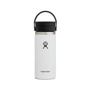 Insulated Wide Mouth Bottle with Flex Sip - 16 Ounce: WHITE