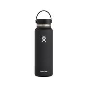 Insulated Wide Mouth Bottle - 40 Ounce : BLACK