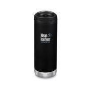 TK Wide Insulated with Cafe Cap Bottle - 16 Ounce : BLACK