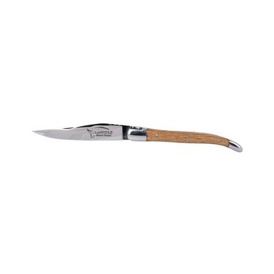 Laguiole 10 cm Barrel Oak Handle Pocket Knife