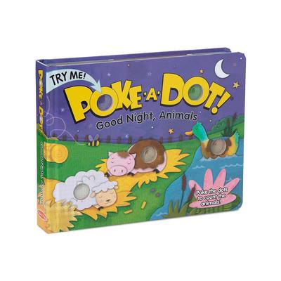 Poke-A-Dot: Good Night, Animals Book