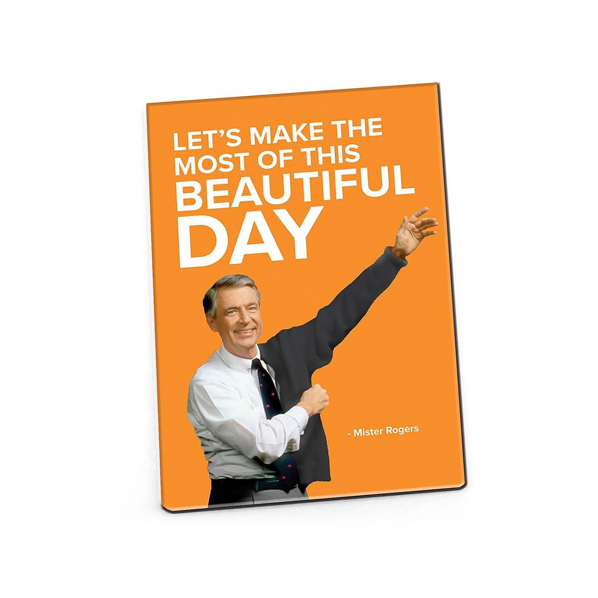  Mister Rogers Magnet : Let's Make The Most Of This Beautiful Day