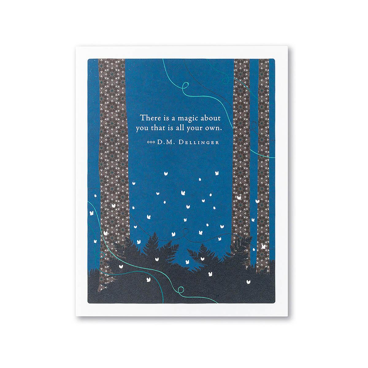  Magic About You Thank You Card