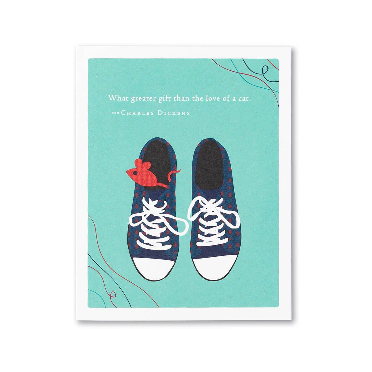  Greater Gift Than The Love Of A Cat Pet Sympathy Card