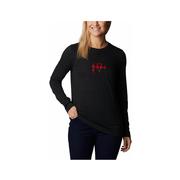 Women's Hidden Haven Long Sleeve T-Shirt: 010_BLACK