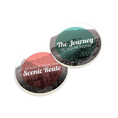 Scenic Route Car Coaster - 2 Pack