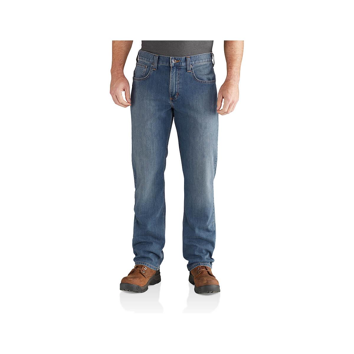  Men's Rugged Flex Relaxed Fit Straight Leg Jeans