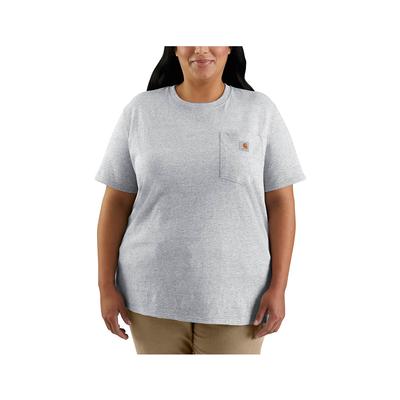 Women's Heavyweight Short Sleeve Pocket T-Shirt - Curvy 