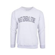 Mast General Store Nantucket Crew Neck Long Sleeve Sweatshirt: SALTNPEPPER