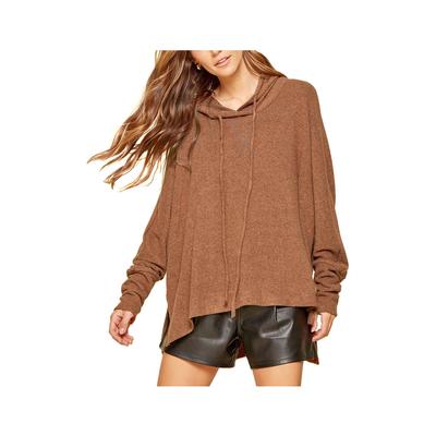 Women's Boxy Pullover Long Sleeve Hoodie