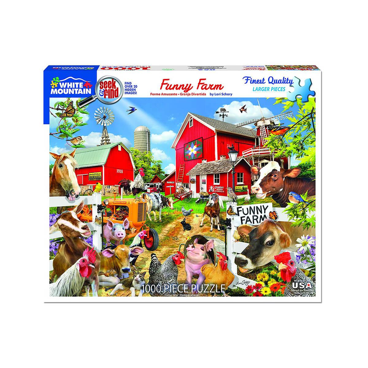  Funny Farm Seek And Find Puzzle