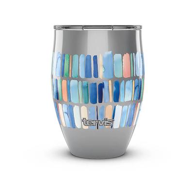 Vertical Stripes Stemless Wine Tumbler - 12 Ounce