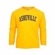 Kids' Asheville Long Sleeve T-Shirt: GOLD