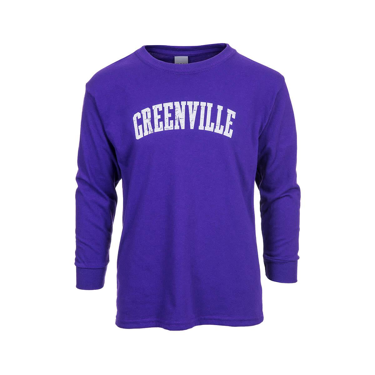  Kids ' Greenville Long Sleeve T- Shirt