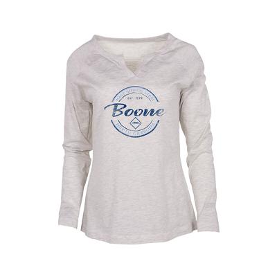 Women's Boone Circle Notch Neck Long Sleeve T-Shirt