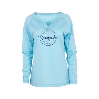 Women's Roanoke Circle Notch Neck Long Sleeve T-Shirt