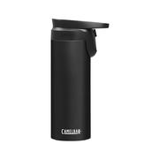 Forge Flow Insulated Stainless Steel Travel Mug - 16 Ounce: BLACK