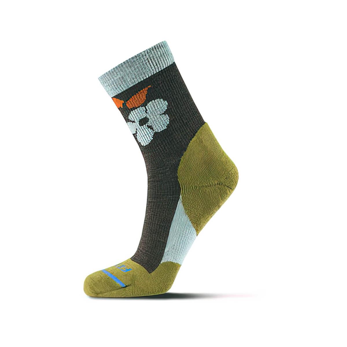  Light Hiker Mini Crew Socks - Floral