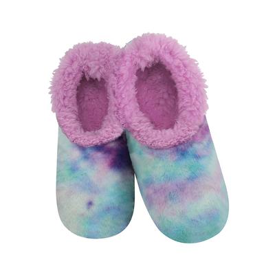 Kids' Cotton Candy Tie Dye Snoozies Slippers