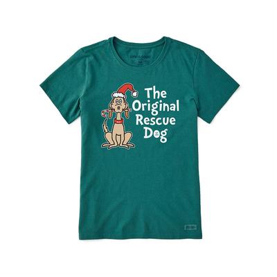 Women's The Original Rescue Dog Short Sleeve Crusher T-Shirt