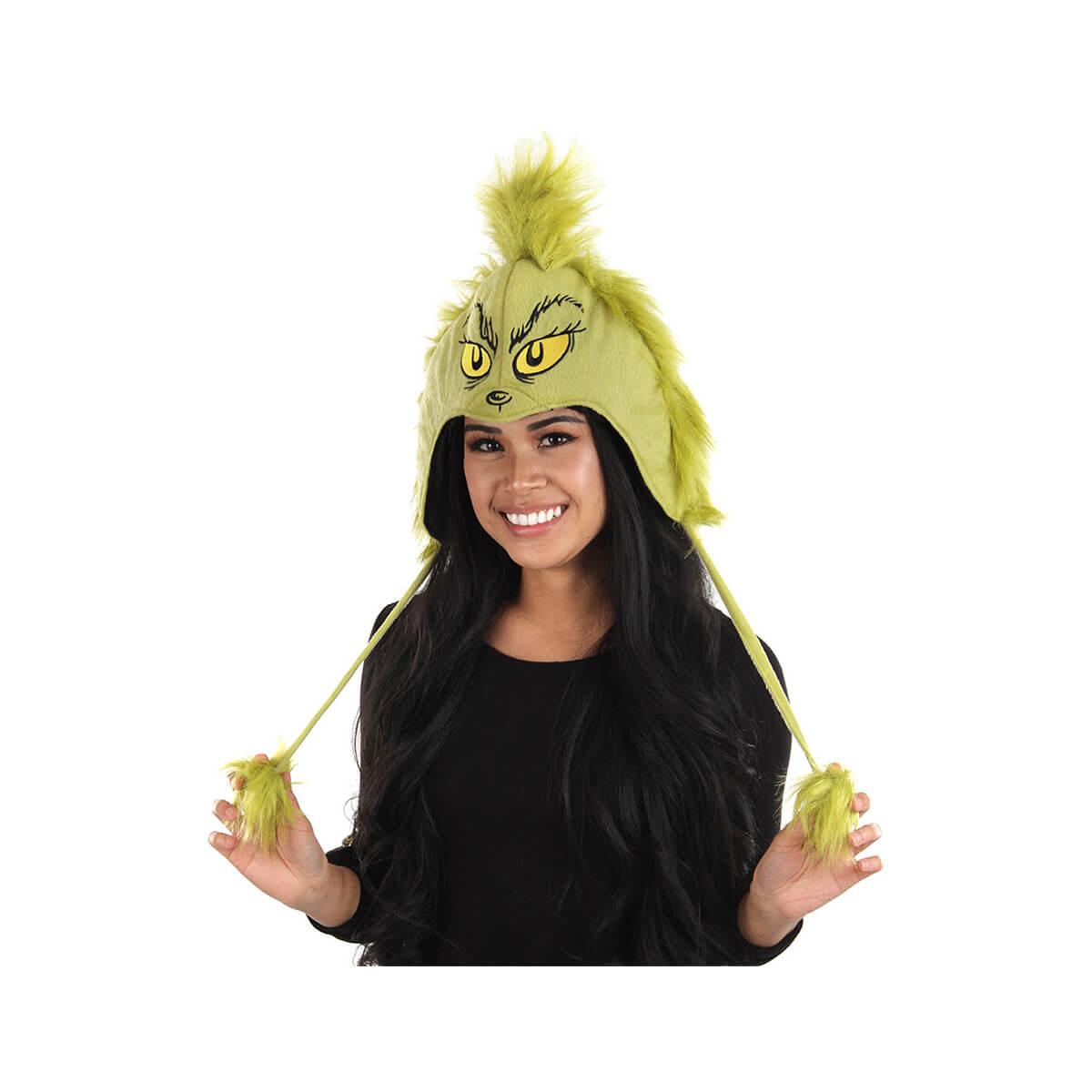  Dr.Seuss The Grinch Plush Hoodie Hat