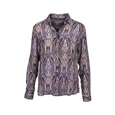 Women's Paisley Button Up Top