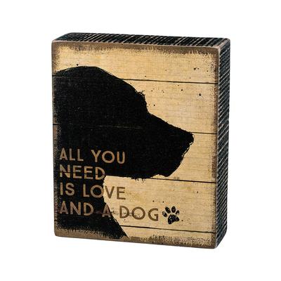 All You Need Is Dogs Box Sign