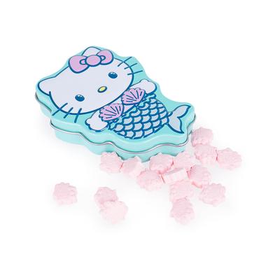 Hello Kitty Mermaid Shell Sours Candy Tin