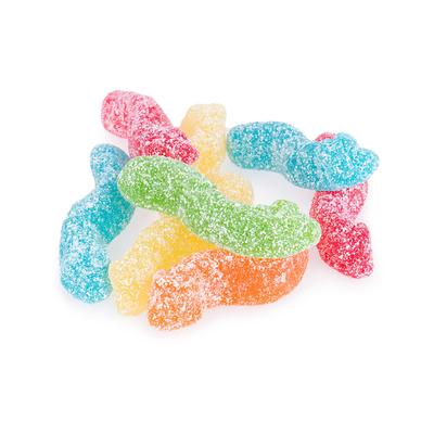 Toxic Waste Sour Worms Candy - 1 lb.