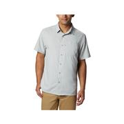 Men's Slack Tide Camp Short Sleeve Button Up Shirt: COOL_GREY