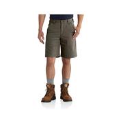 Men's Rugged Flex Relaxed Fit Canvas Work Shorts: TARMAC